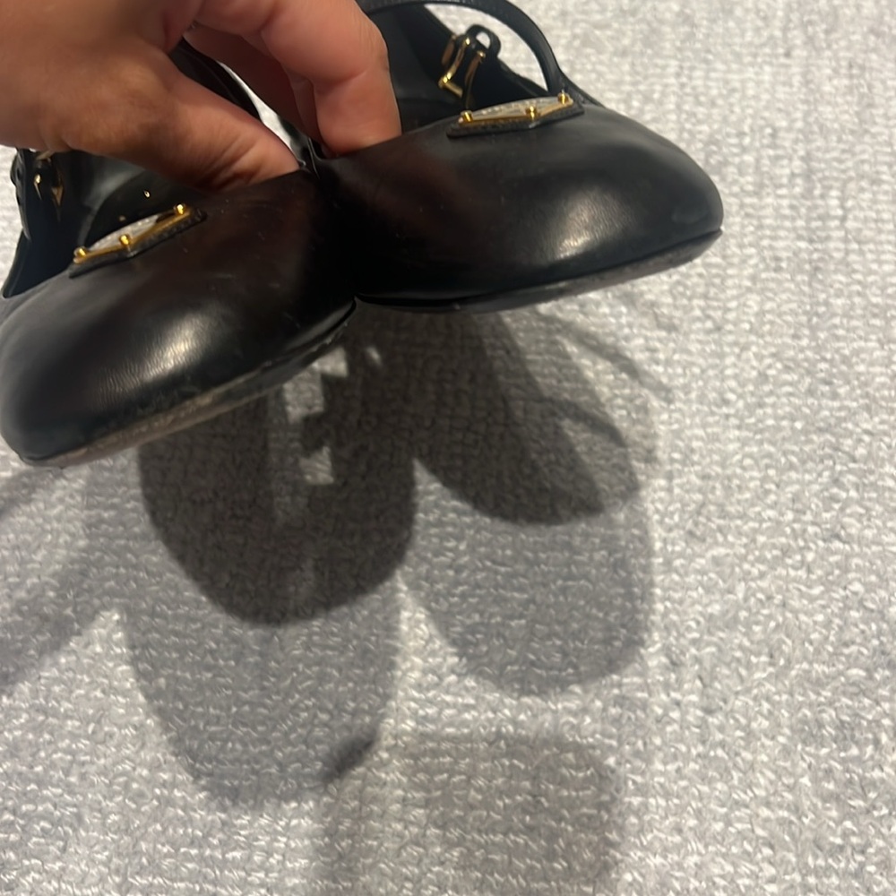 Prada Black Women's Mary Jane block heel size 39.5 - Picture 4 of 6